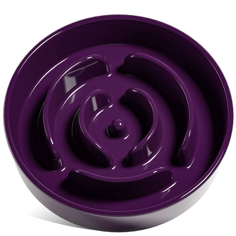 NIB LE TAUCI Dog Slow Feeder Ceramic, 1.5 Cups Slow Eater Bowl for Dogs